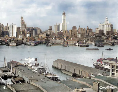 Прогуляйтесь по Нью-Йорку 1800-х годов с Google Street View | Пикабу