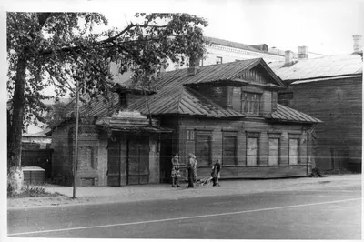 Вид на перекресток ул. Ленинградская — ул. Кирова. 1980-е — История Вологды