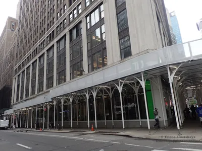Строители новой штаб-квартиры JPMorgan Chase в Нью-Йорке / небоскребы ::  строительство :: Нью-Йорк :: Америка :: манхэттен :: архитектура -  JoyReactor
