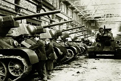Как красили танки в Великую Отечественную войну | Пикабу