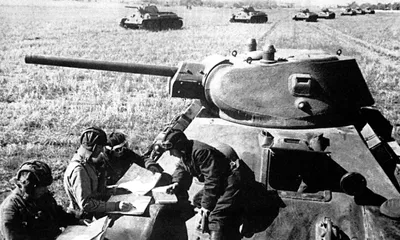 Средний танк Т-55 - парк Патриот