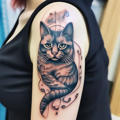 Тату кошка на запястье (ФОТО) - trendymode.ru