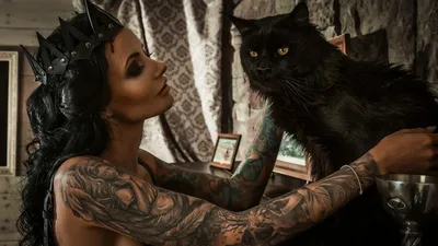 Тату кошка на щиколотке (ФОТО): стильное украшение для девушек -  trendymode.ru