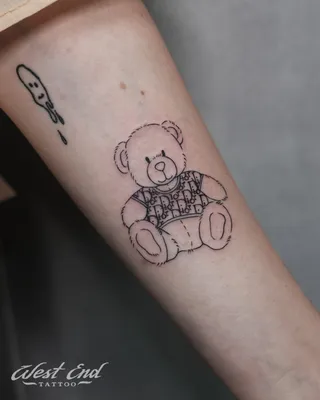 Тату медведь - идеи, значение татуировок, 30+ фото и эскизов