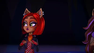 Monster high .Торалей, рыжая кошка …» — создано в Шедевруме