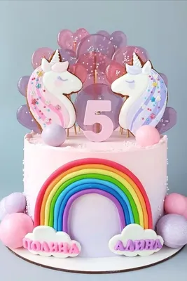 Торты на день рождения двойни - Пироженка.рф