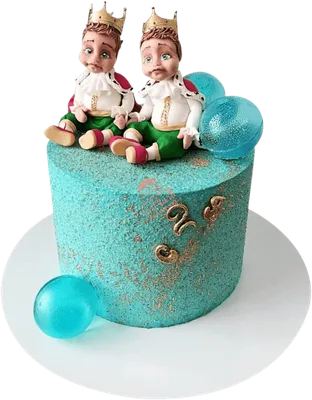 Торт детский «Двойняшки» заказать с доставкой по Москве, 3 750 руб. за 1  кг. с декором — Кондитерская Chaudeau