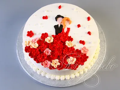 Торт на годовщину свадьбы / отношений, артикул: 333080561, с доставкой в  город Москва (внутри МКАД)