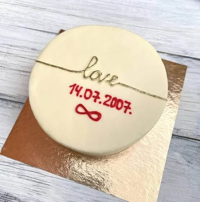 Торт на годовщину свадьбы 2 кг
