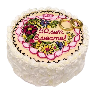 Заказать Торт на годовщину свадьбы 2 года TGS2005053 - по цене от 3 300  руб. за 1 кг. с декором с доставкой по Москве