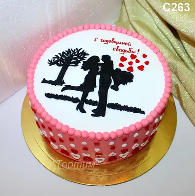 Купить Торт на годовщину свадьбы №82 — 950 грн/кг*Без учета стоимости  декора Cupcake Studio 2022