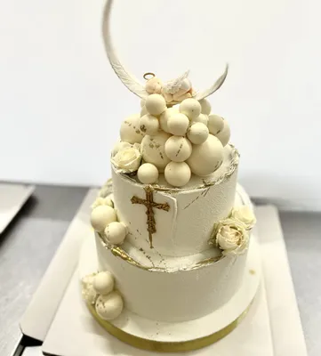 Торт на крещение - \"Золотая Классика\" - интернет магазин сладостей