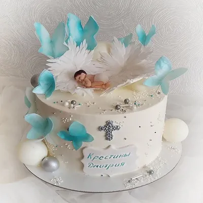 Торт на крещение (100) - купить на заказ с фото в Москве