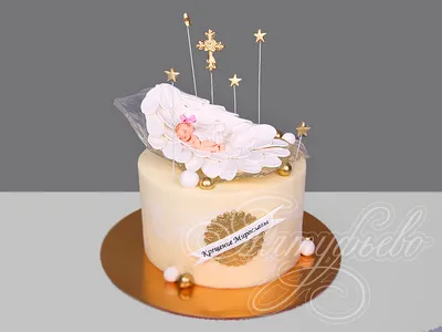 Торт на крестины, торты на крещение ребенка на заказ в «Supercakes».