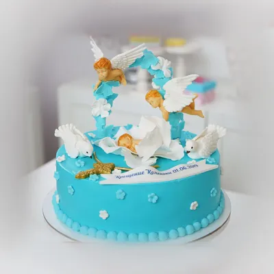Торт на крестины (крещение ребенка) | Family Bakery Торты На Заказ | Дзен