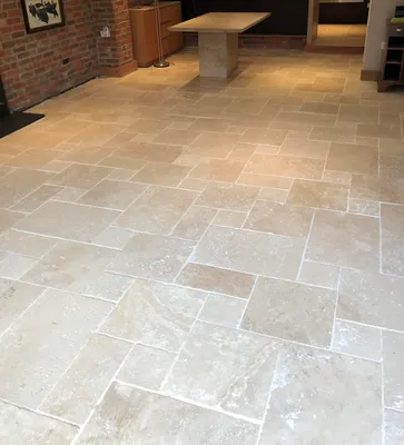 Mix Travertine | French Pattern| Set 1.2 cm - Commercial Grade | Mazzmar  Stone