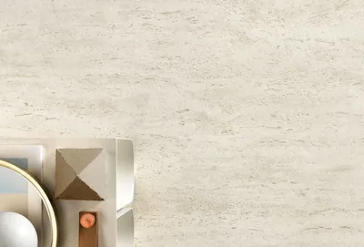 Basic Travertine Cotton 12x24 Matte Porcelain Tile | Tilebar.com