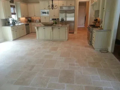 Basic Travertine Cream 12x24 Matte Porcelain Tile | Tilebar.com