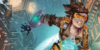 Overwatch-Tracer, an art print by siriyakorn thamsuwan - INPRNT