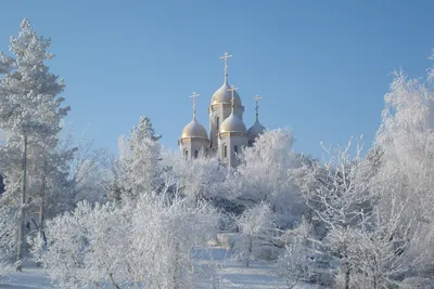 Храм в Бибирево. Зима