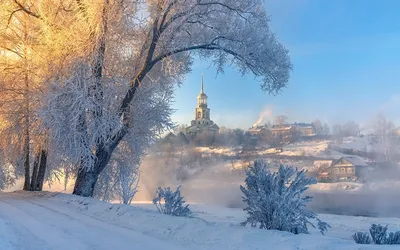 Обои Города - Православные церкви, монастыри, обои для рабочего стола,  фотографии города, - православные церкви, монастыри, россия, урал, снег,  зима, белогорский, монастырь Обои для рабочего стола, скачать обои картинки  заставки на рабочий стол.