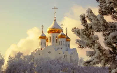 Фото церкви зимой фотографии