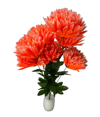 Купить Букет цветов из белых хризантем и ирисов с доставкой в Омске -  магазин цветов Трава