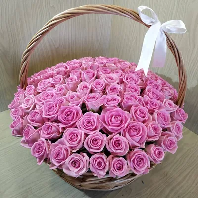 Корзины с цветами : Корзина из роз «Мама»
