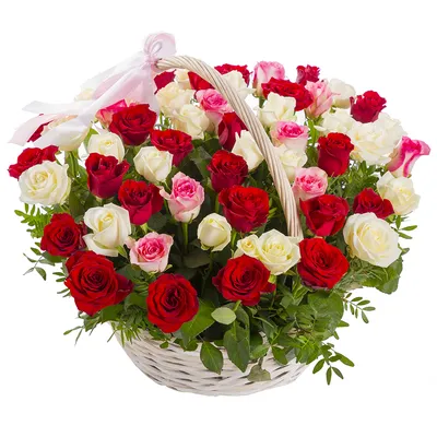 LEPESTKI - Доставка цветов во Владивостоке. Купить Гигантская корзина из  1001 розы за 100000 рублей