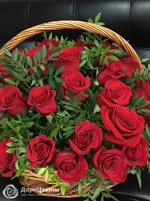 Корзина с пионовидными кустовыми розами - заказать доставку цветов в Москве  от Leto Flowers