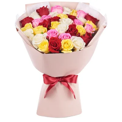 51 роза 50-60 см - Доставка цветов в Астане. RoyalFLowers