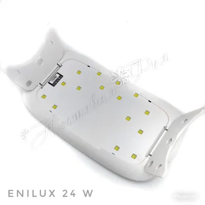 USB УФ лампа для ногтей EniLux Гибрид M24W (плоская, раскладные ножки, с  адаптером, 15 диодов) - купить Оборудование EniLux в Киеве и Украине,  Оборудование - цена в интернет магазине все для маникюра nfeya