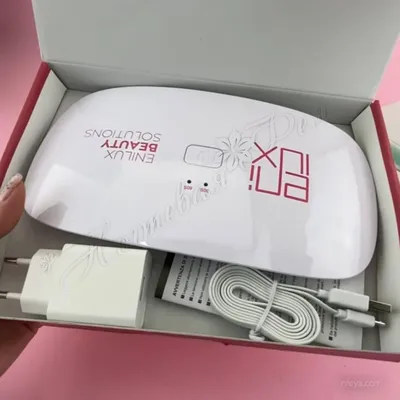 USB УФ лампа для ногтей EniLux Гибрид M24W (плоская, раскладные ножки, с  адаптером, 15 диодов) - купить Оборудование EniLux в Киеве и Украине,  Оборудование - цена в интернет магазине все для маникюра nfeya