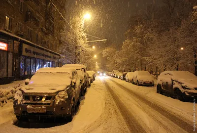 зима, ночь, снег, улица, холод - Температура, уличный фонарь, городская  сцена, дерево, низкая температура, транспорт | Pxfuel
