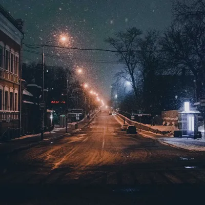 Москва зима метель ночь улица …» — создано в Шедевруме