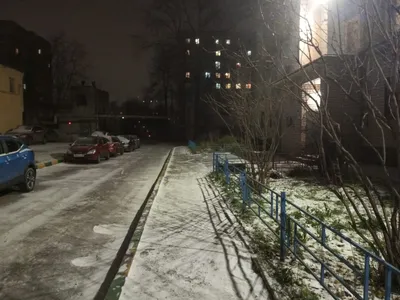 Зимняя русская дорога ночью • Блогофолио Романа Паулова