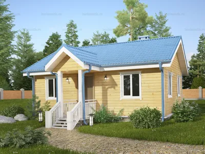 Утепленный дом 8х6 - строительство в Мск и МО - цена от 758000 рублей