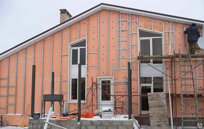 Утепление фасада дома - наружная отделка стен | KCK HOUSE