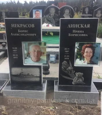 Фотография на стекле на памятник — заказать в Москве