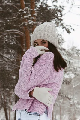 Фото в свитере зимой фотографии