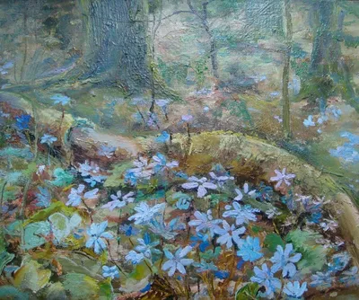 Обучение с увлечением: *Рассказ по картине С. Жуковского «Весна в лесу».