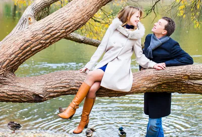 Романтическая фотосессия в стиле love story в студии по лучшей цене в Москве