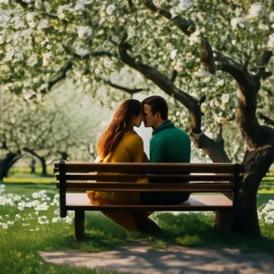 Пары в влюбленности Весна, природа, окружающая среда Стоковое Фото -  изображение насчитывающей волосы, счастливо: 120388178