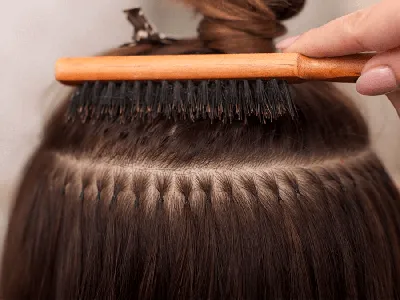Наращивание волос на короткие волосы, цены, фото до и после