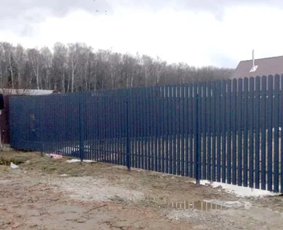 Забор из металлического штакетника цена | ЗМ Томск