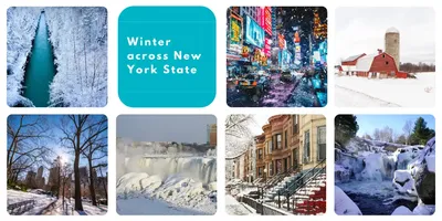 Нью йорк под снегом - картинки