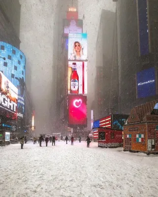 На Восток США обрушился зимний шторм: фото и видео из заснеженного Нью-Йорка  | Новости Украины | LIGA.net