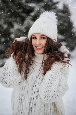 Идеи для зимней фотосессии девушки | Фотосессия, Модные стили, Снежная  фотография