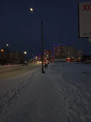 Зимний ночной город | Cinematography, Structures, Road