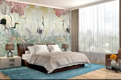 Как правильно разместить фотообои с орхидеями в вашей спальне | Креативилль  | Дзен